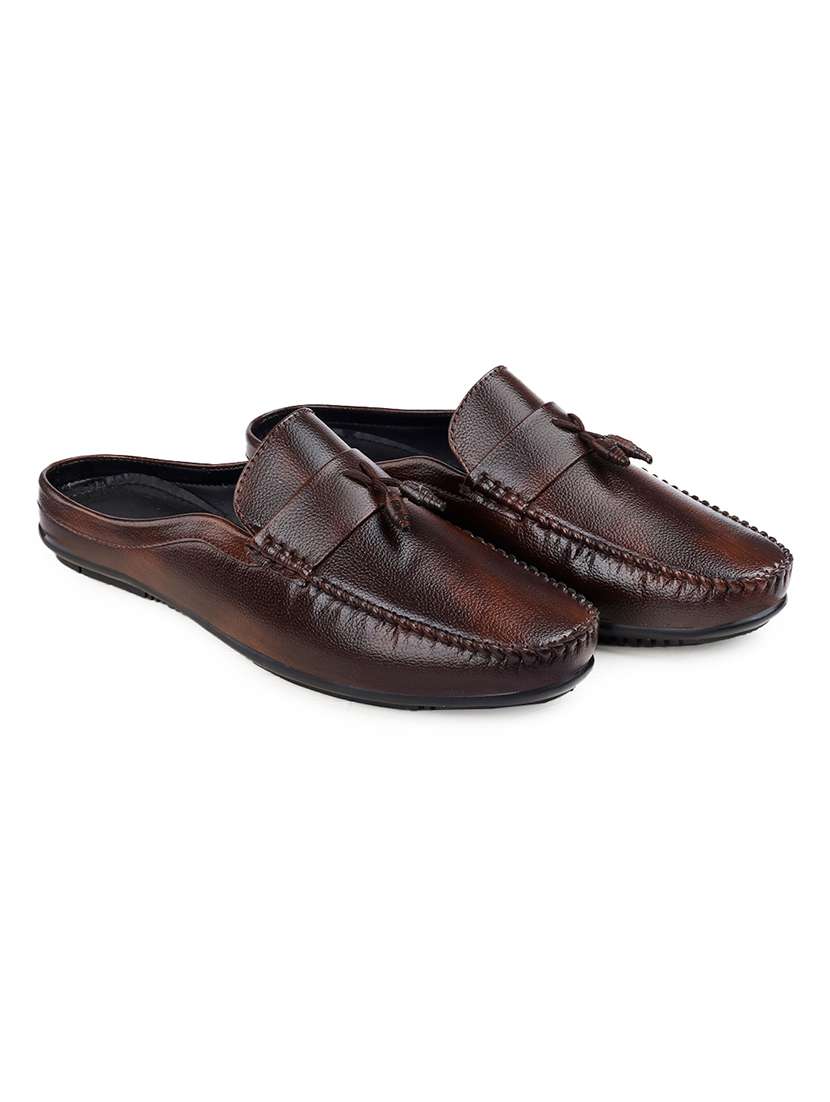 men textured slip on tassel details loafer - 22578978 -  Standard Image - 2
