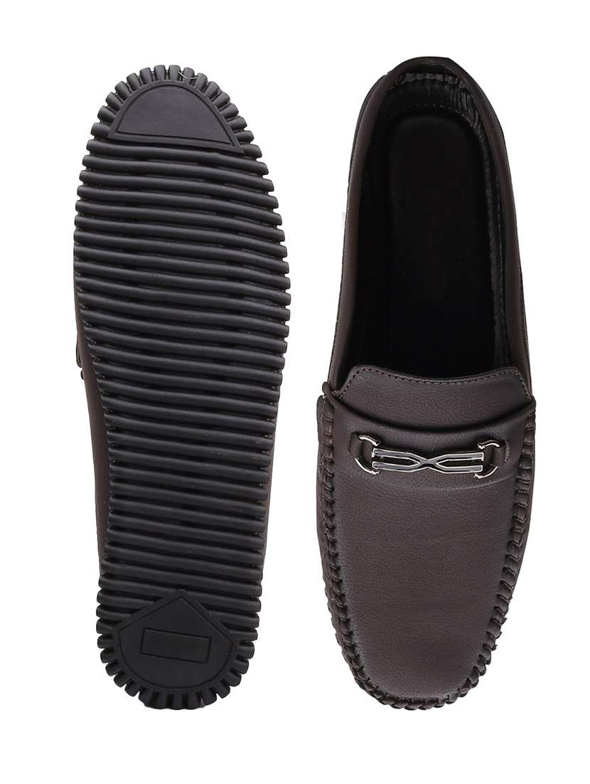 men solid slip on horsebit loafer - 22578987 -  Standard Image - 7