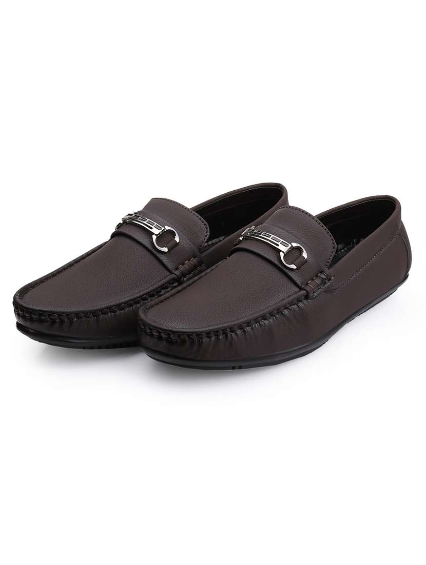 men solid slip on horsebit loafer - 22578992 -  Standard Image - 2