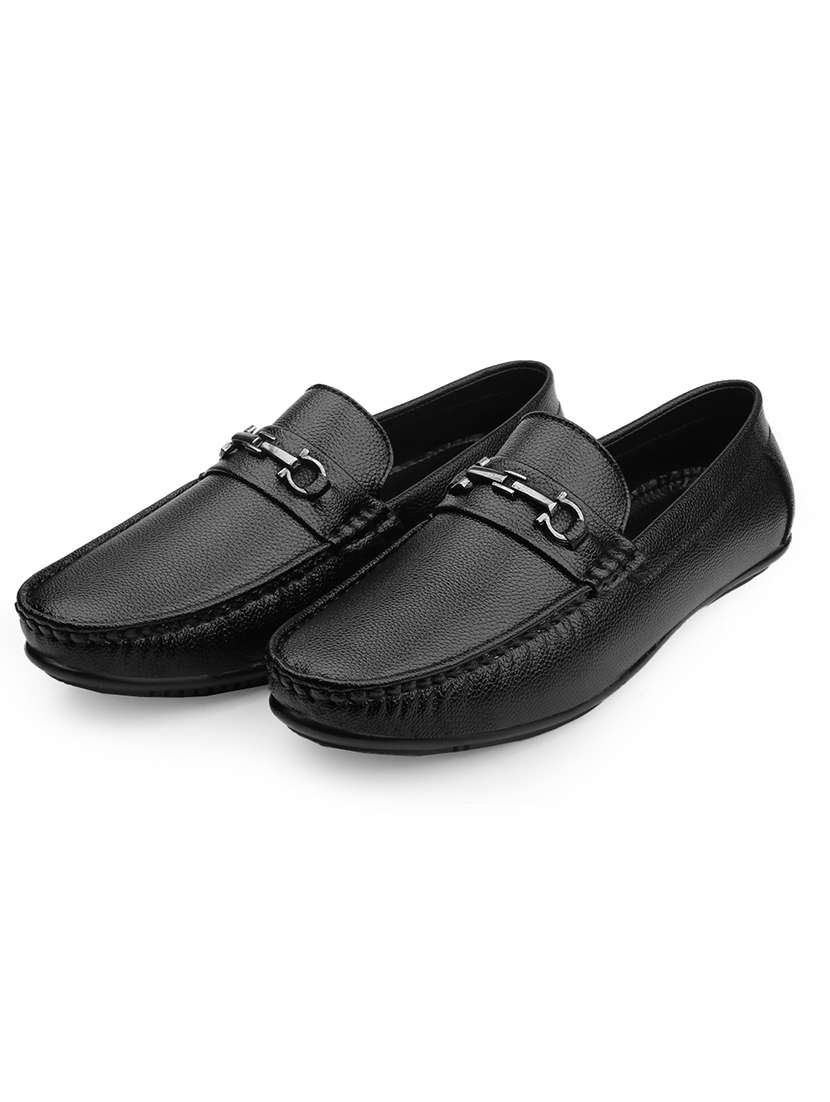 men solid slip on horsebit loafer - 22578994 -  Standard Image - 2