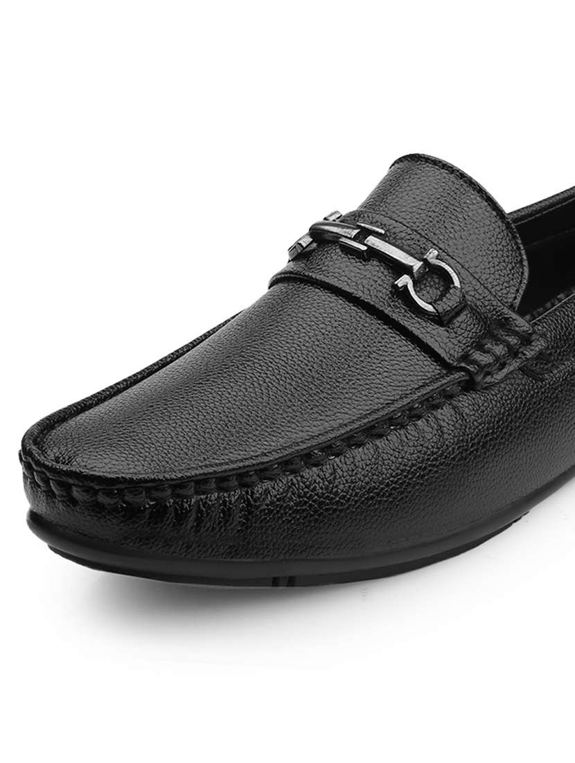 men solid slip on horsebit loafer - 22578994 -  Standard Image - 7