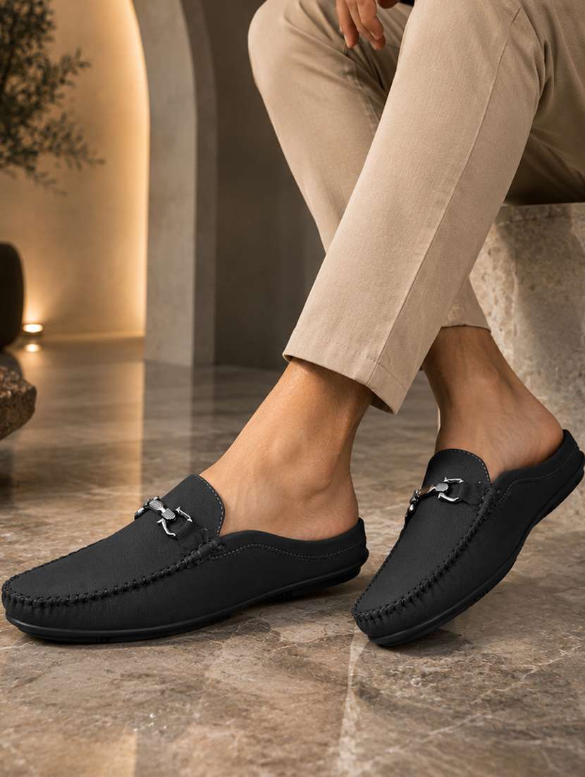 men solid slip on horsebit loafer - 22579000 -  Standard Image - 7