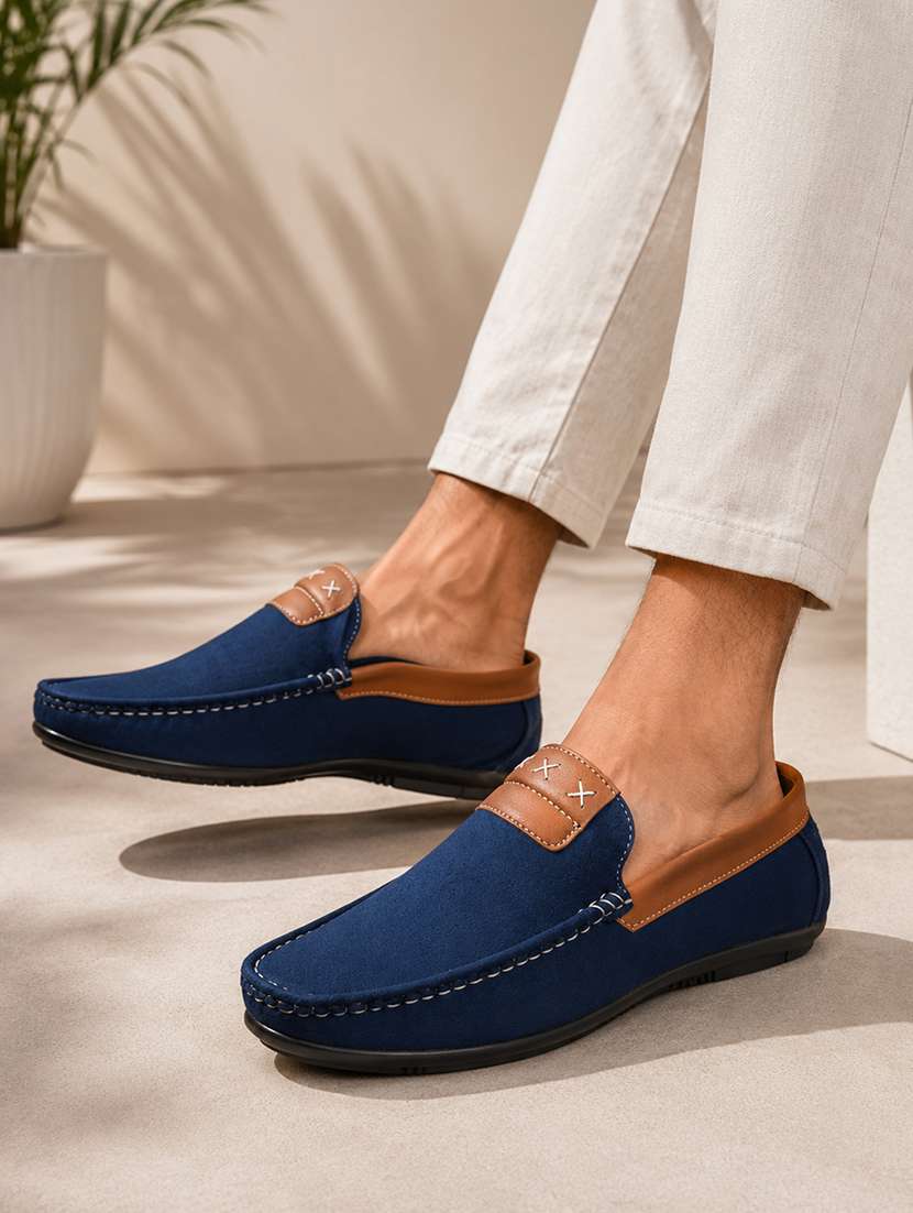 men solid slip on loafer - 22579003 -  Standard Image - 7