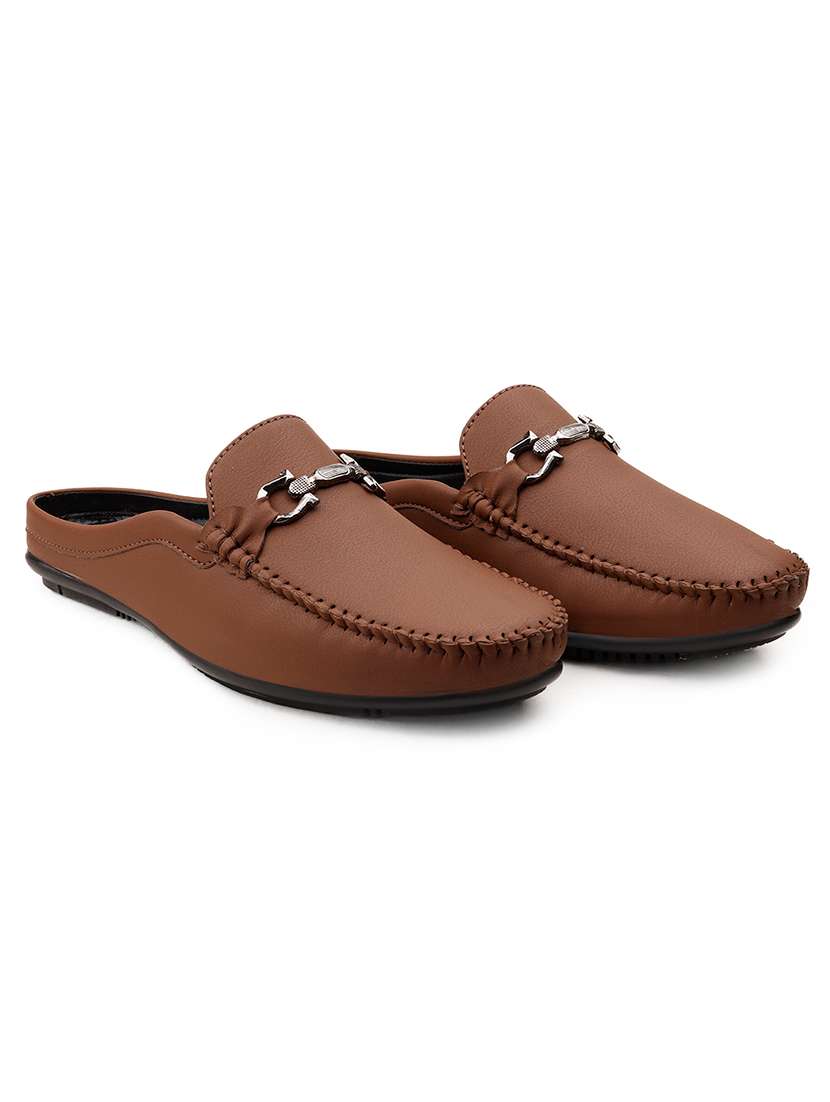 men solid slip on horsebit loafer - 22579006 -  Standard Image - 2