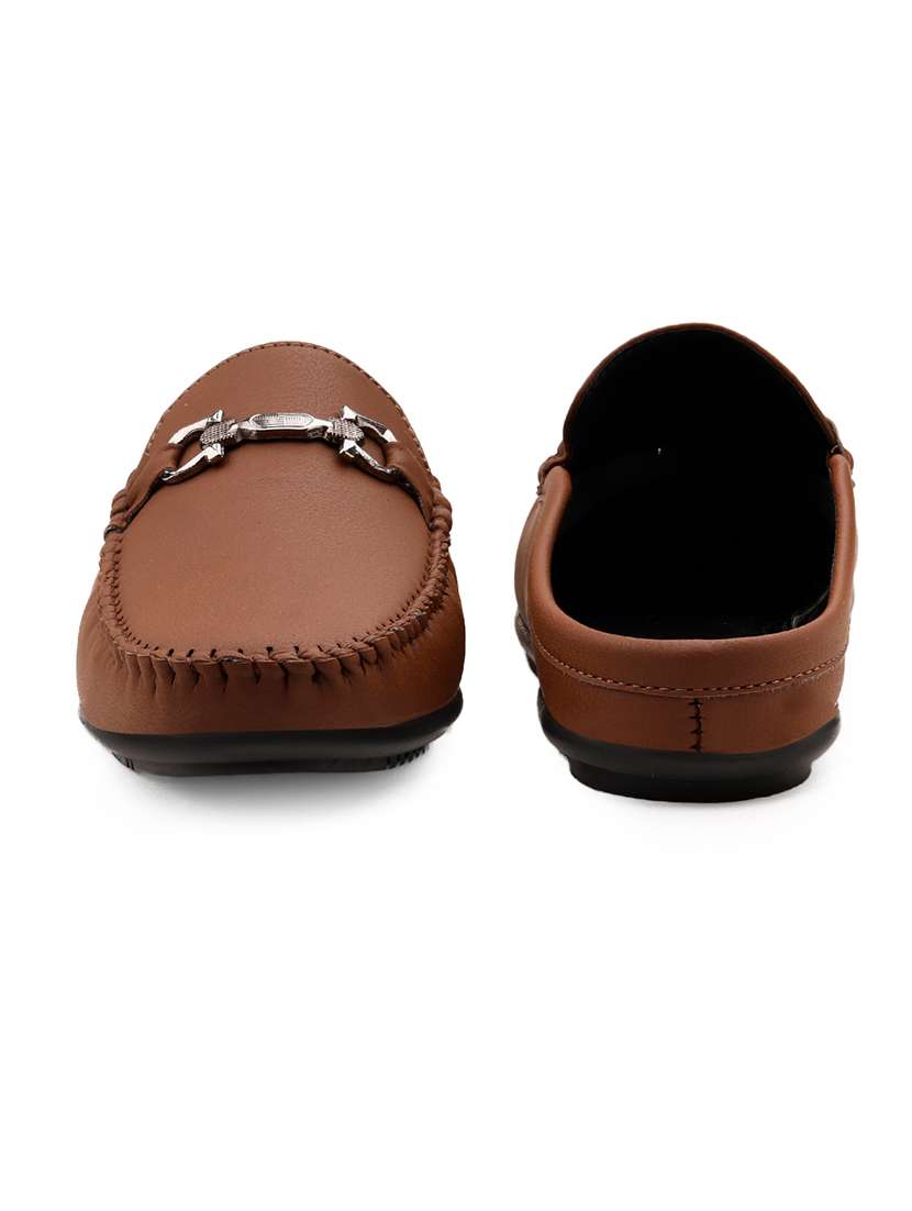 men solid slip on horsebit loafer - 22579006 -  Standard Image - 7