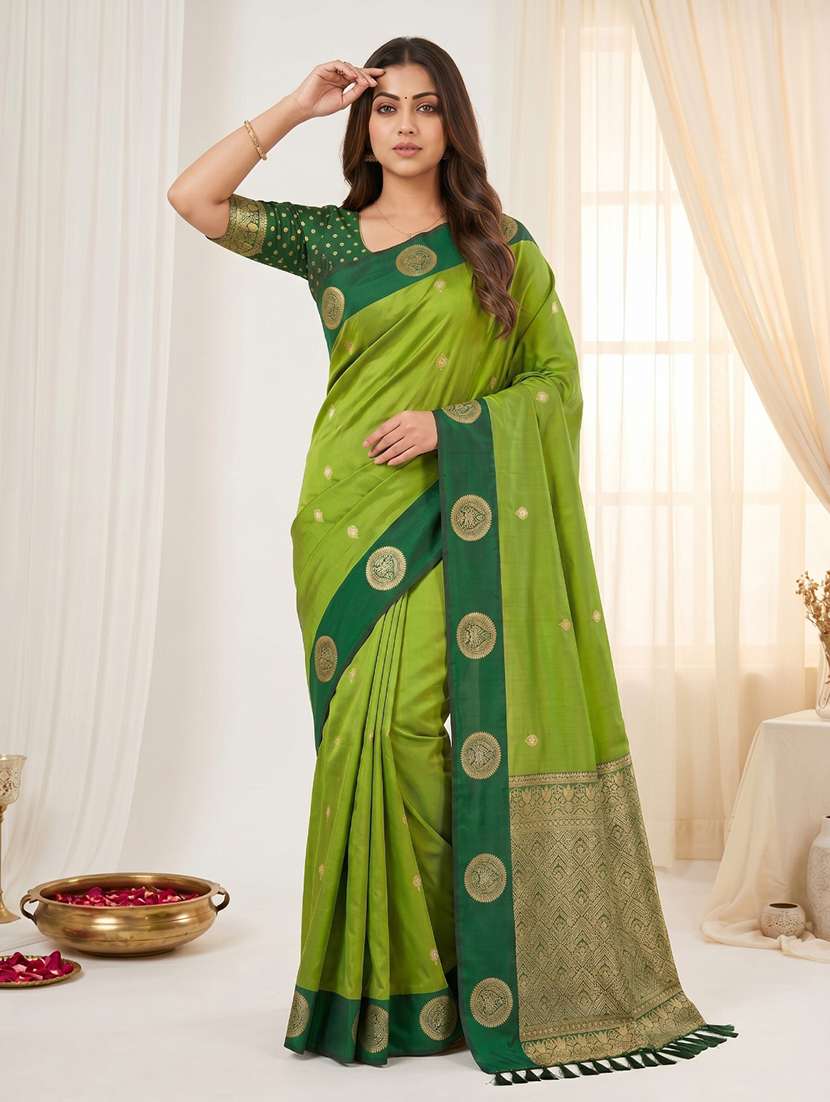 women self design banarasi saree with blouse - 22579372 -  Standard Image - 2