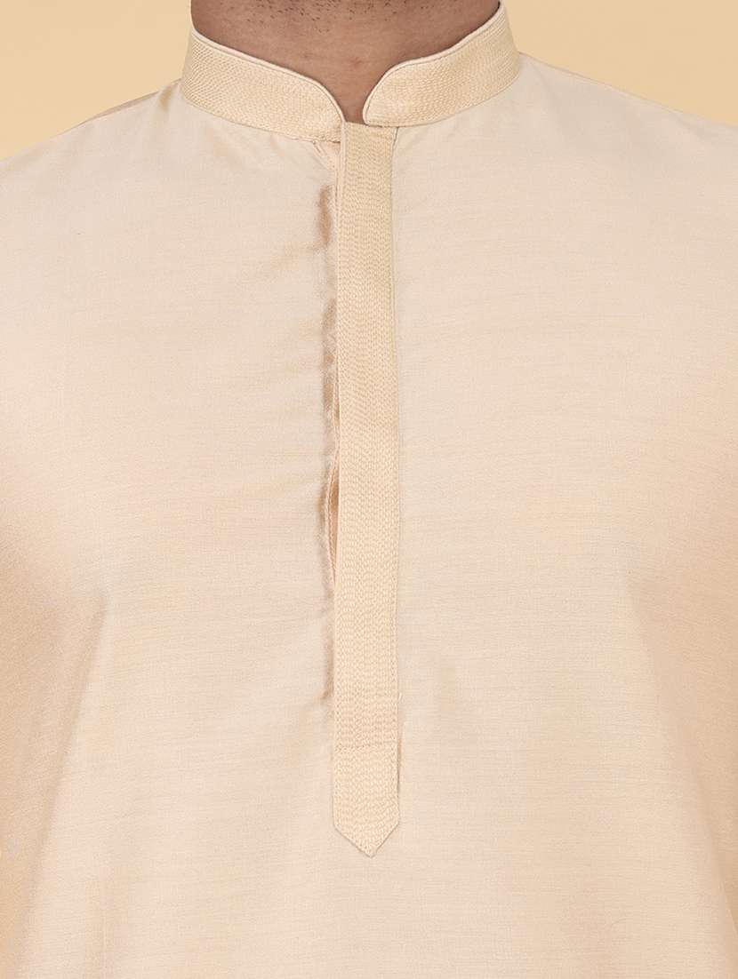 men self design long sleeves kurta - 22580382 -  Standard Image - 2