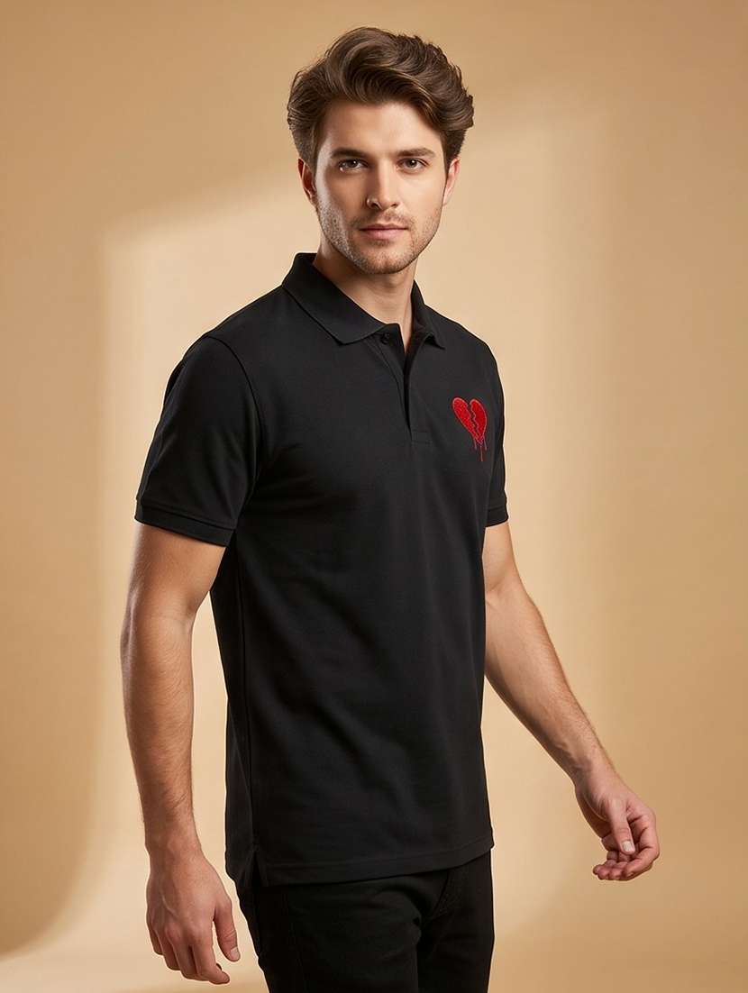 men embroidered short sleeves polo t-shirt - 22580431 -  Standard Image - 2