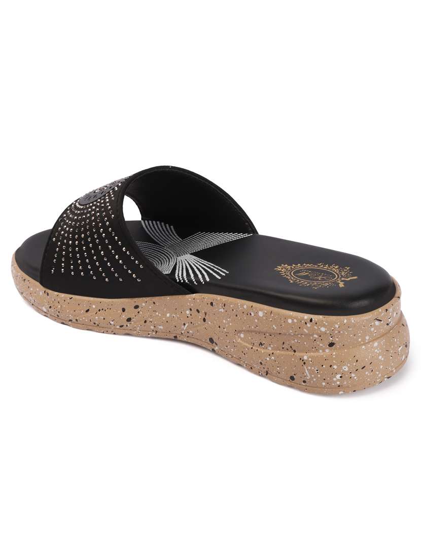 women embellished slip on wedges - 22580536 -  Standard Image - 2