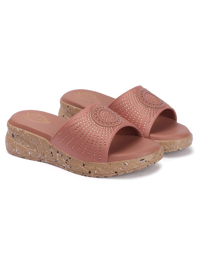 women embellished slip on wedges - 22580577 -  Standard Image - 2