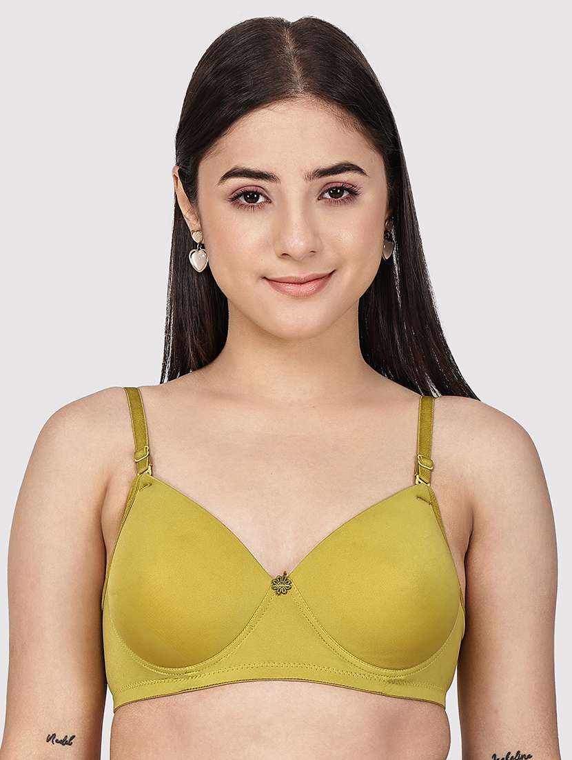 women pack of 3 solid three fourth coverage t-shirt bra - 22580907 -  Standard Image - 2
