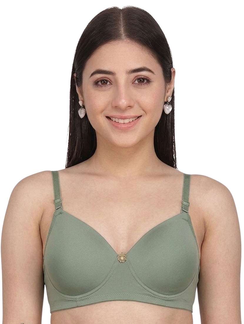 women pack of 3 solid three fourth coverage t-shirt bra - 22580938 -  Standard Image - 2