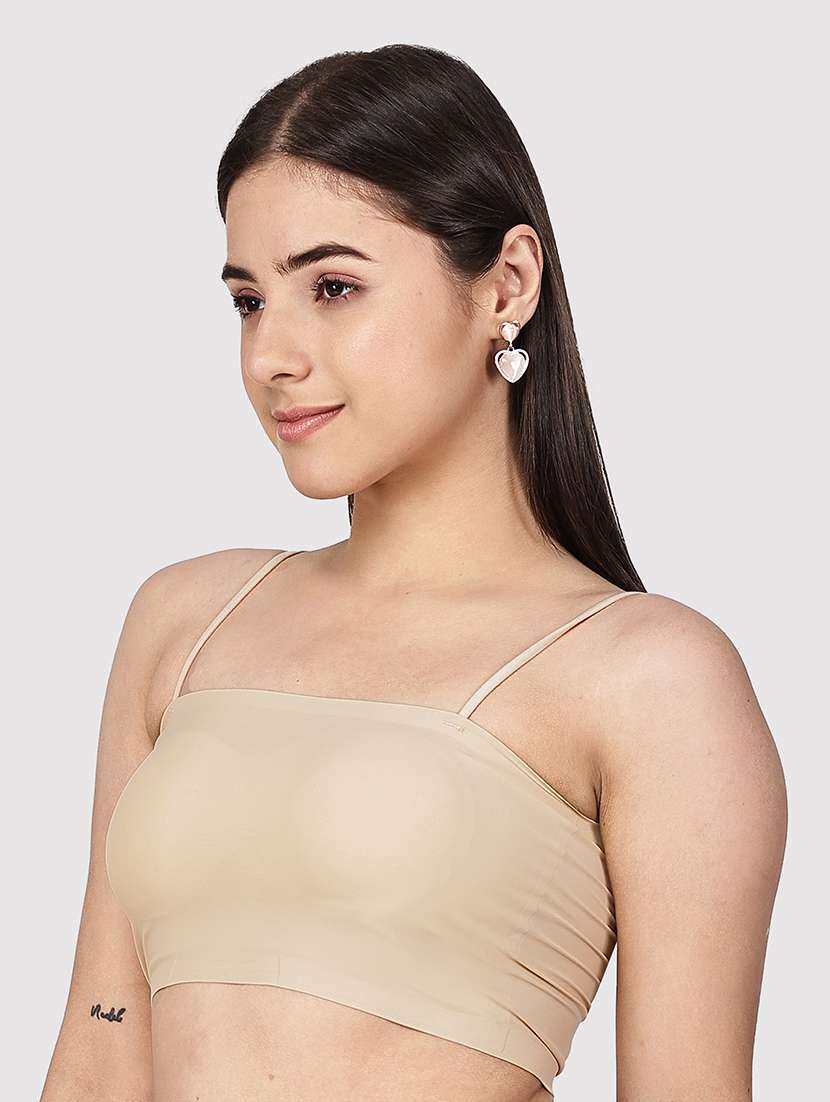 Women Solid Full Coverage Tube Bra - 22580975 -  Standard Image - 2