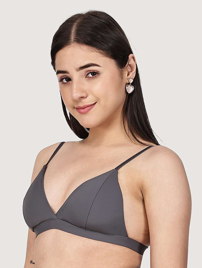 Women Solid Half Coverage Bralette - 22580994 -  Standard Image - 2