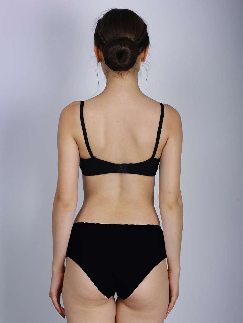 Women Pack Of 2 Solid Full Coverage Regular Bra - 22581007 -  Standard Image - 2
