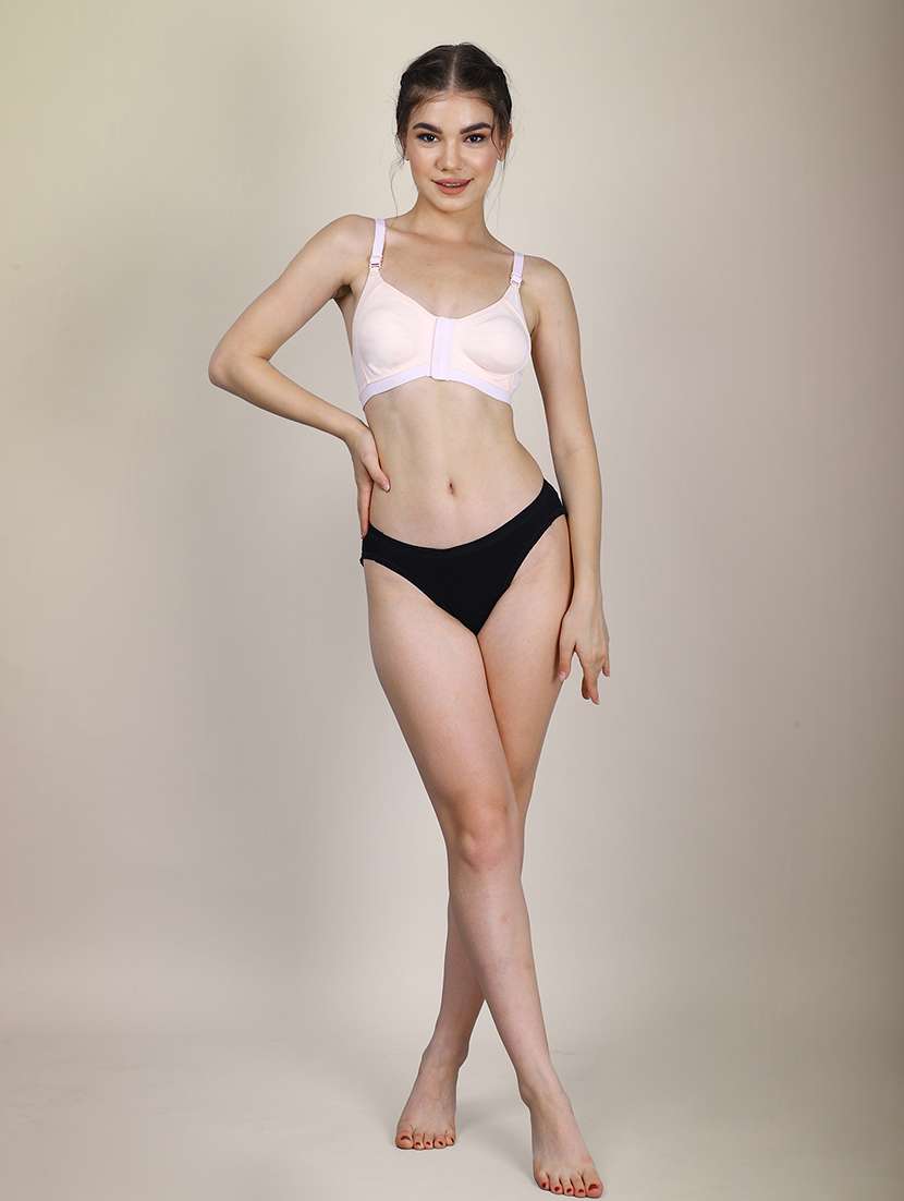 women pack of 2 solid full coverage bra - 22581040 -  Standard Image - 2