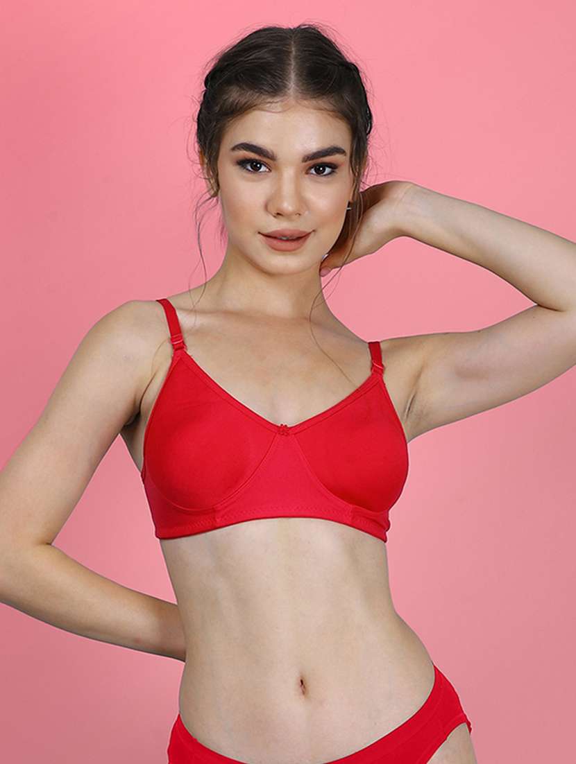 women pack of 2 solid full coverage bra - 22581122 -  Standard Image - 2