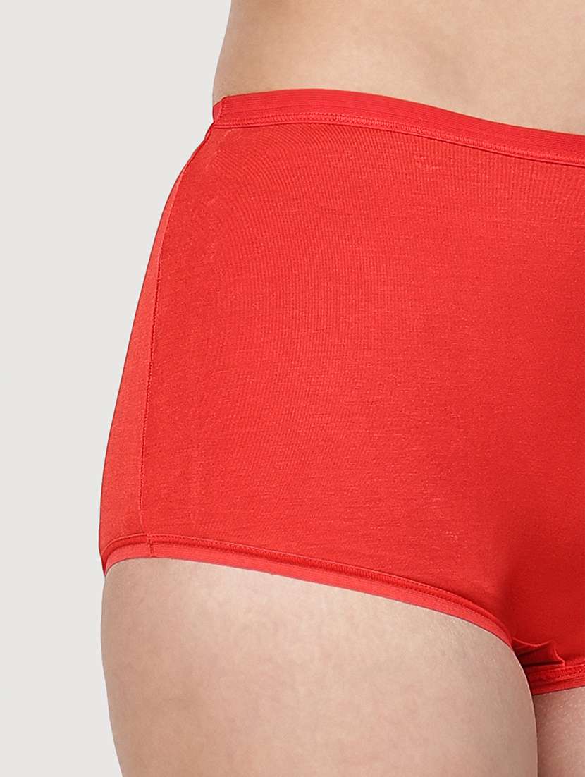 women pack of 2 solid mid rise boy shorts - 22581239 -  Standard Image - 2