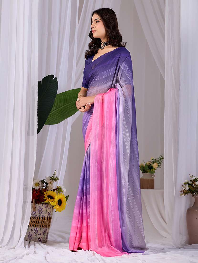 women ombre printed saree with blouse - 22581432 -  Standard Image - 2