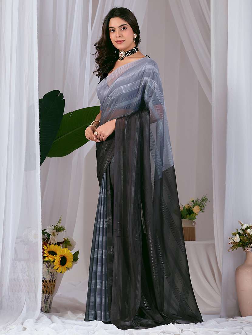 Women Ombre Printed Saree With Blouse - 22581433 -  Standard Image - 2