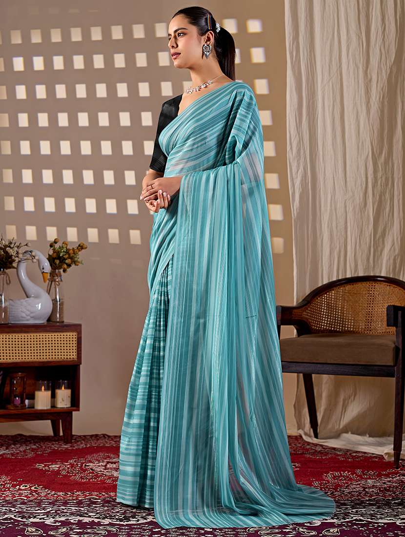 women printed casual wear saree with blouse - 22581437 -  Standard Image - 2