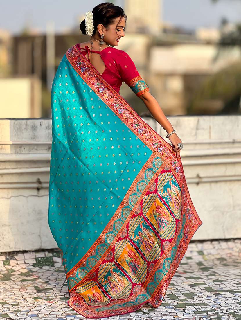 women self design banarasi saree with blouse - 22581491 -  Standard Image - 2