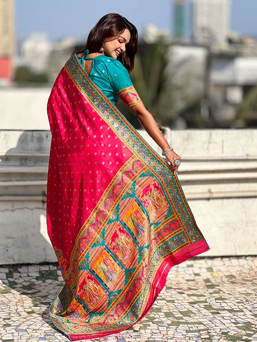 women self design banarasi saree with blouse - 22581496 -  Standard Image - 2