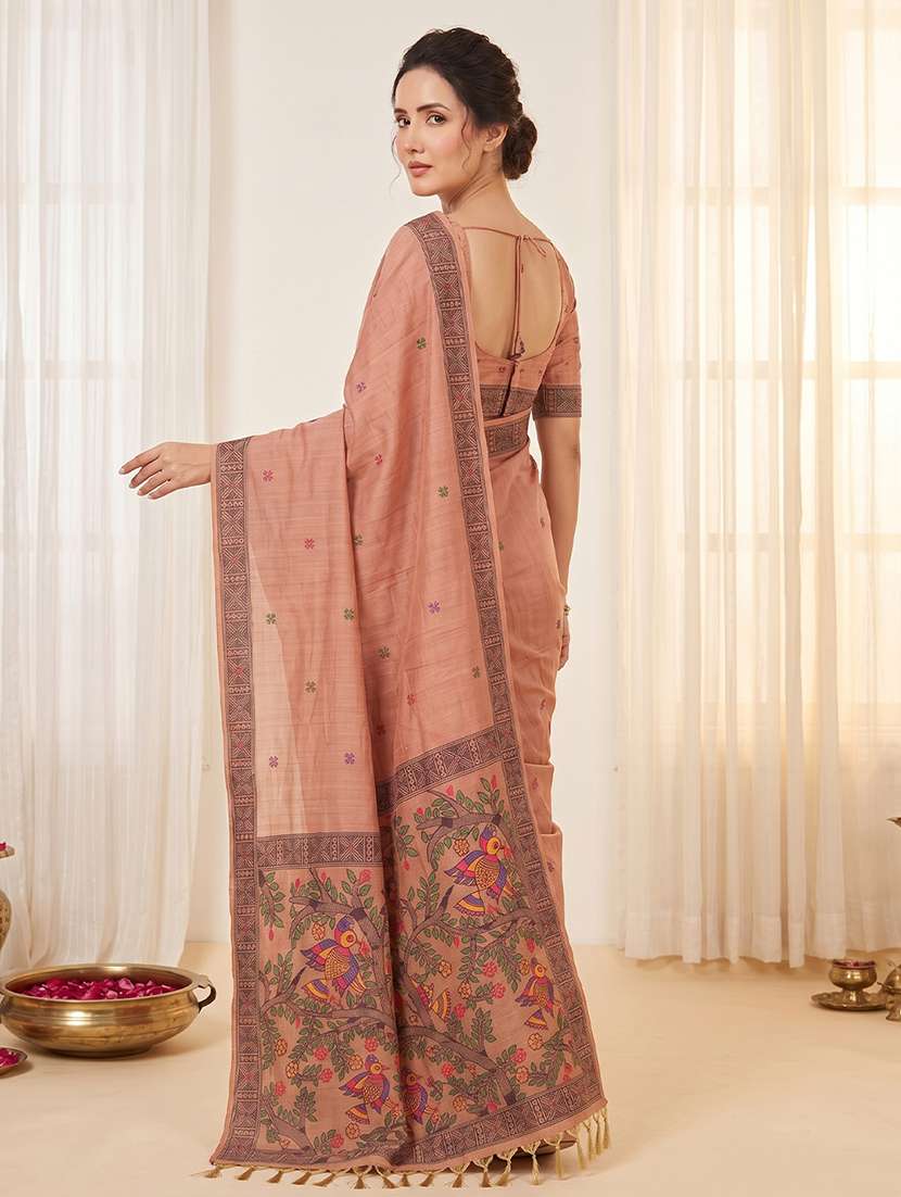 women printed casual wear saree with blouse - 22581500 -  Standard Image - 2