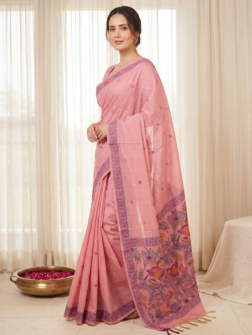 women printed casual wear saree with blouse - 22581501 -  Standard Image - 2