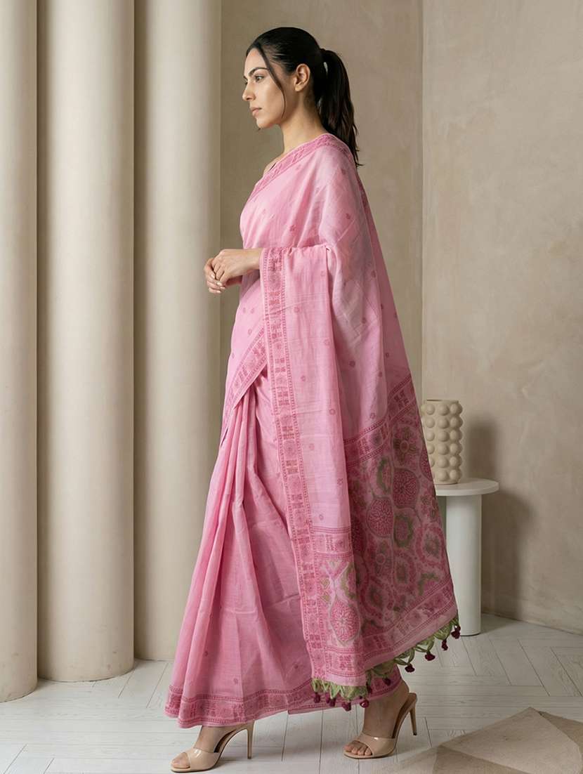 women printed casual wear saree with blouse - 22581514 -  Standard Image - 2
