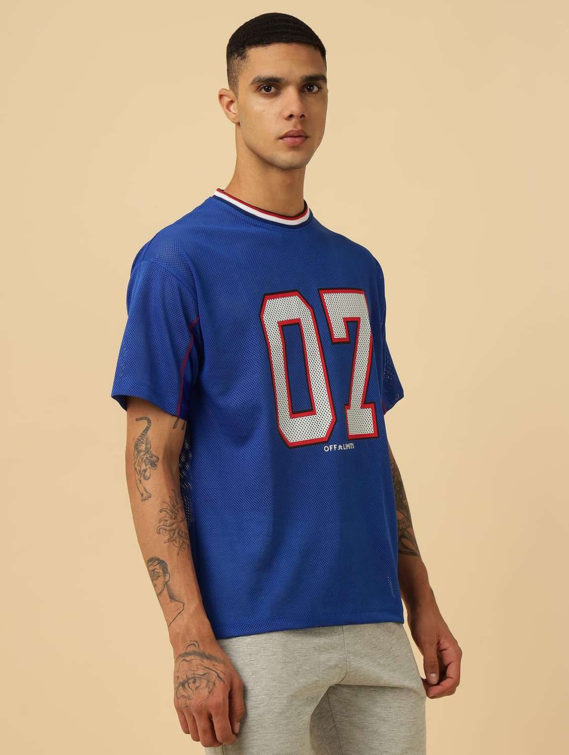 men printed short sleeves oversized t-shirt - 22581784 -  Standard Image - 2