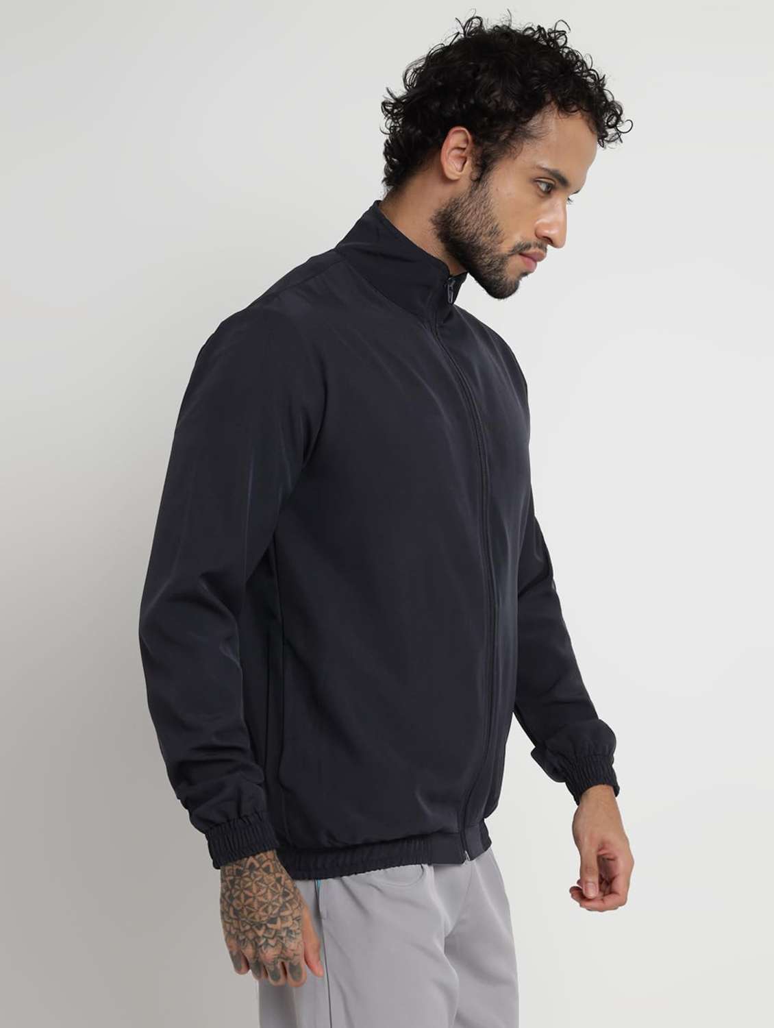 Men Solid Long Sleeves Regular Fit Jacket - 22581787 -  Standard Image - 2