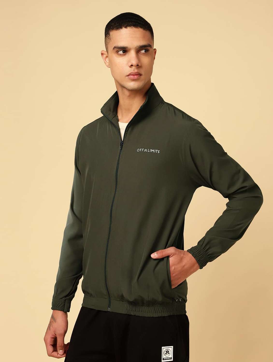 Men Solid Long Sleeves Regular Fit Jacket - 22581815 -  Standard Image - 2