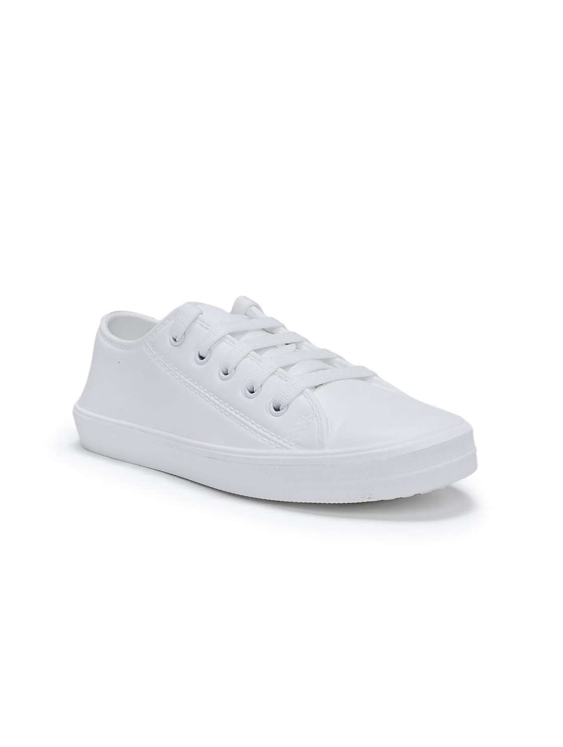 women solid lace up sneakers - 22582166 -  Standard Image - 2