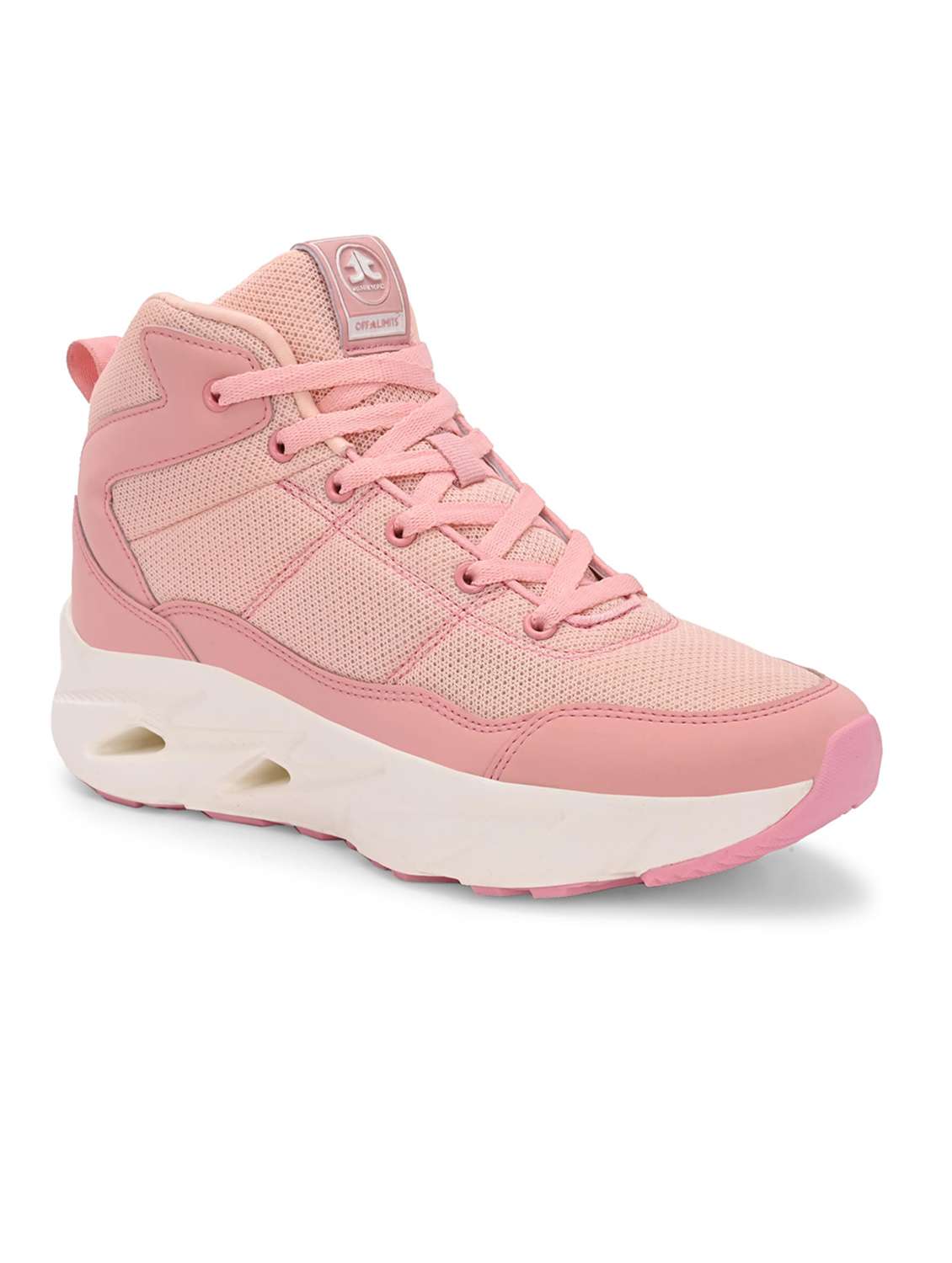 women textured lace up sports shoes - 22582184 -  Standard Image - 2