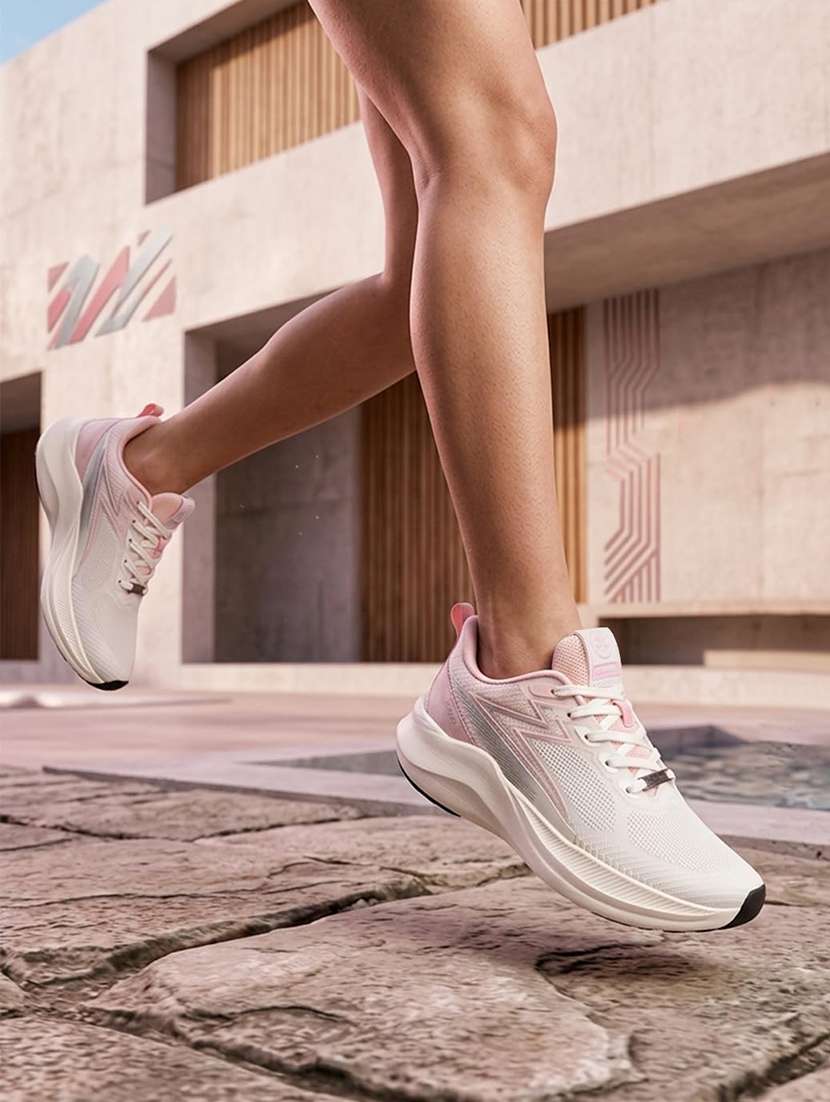 women textured lace up sports shoes - 22582185 -  Standard Image - 2