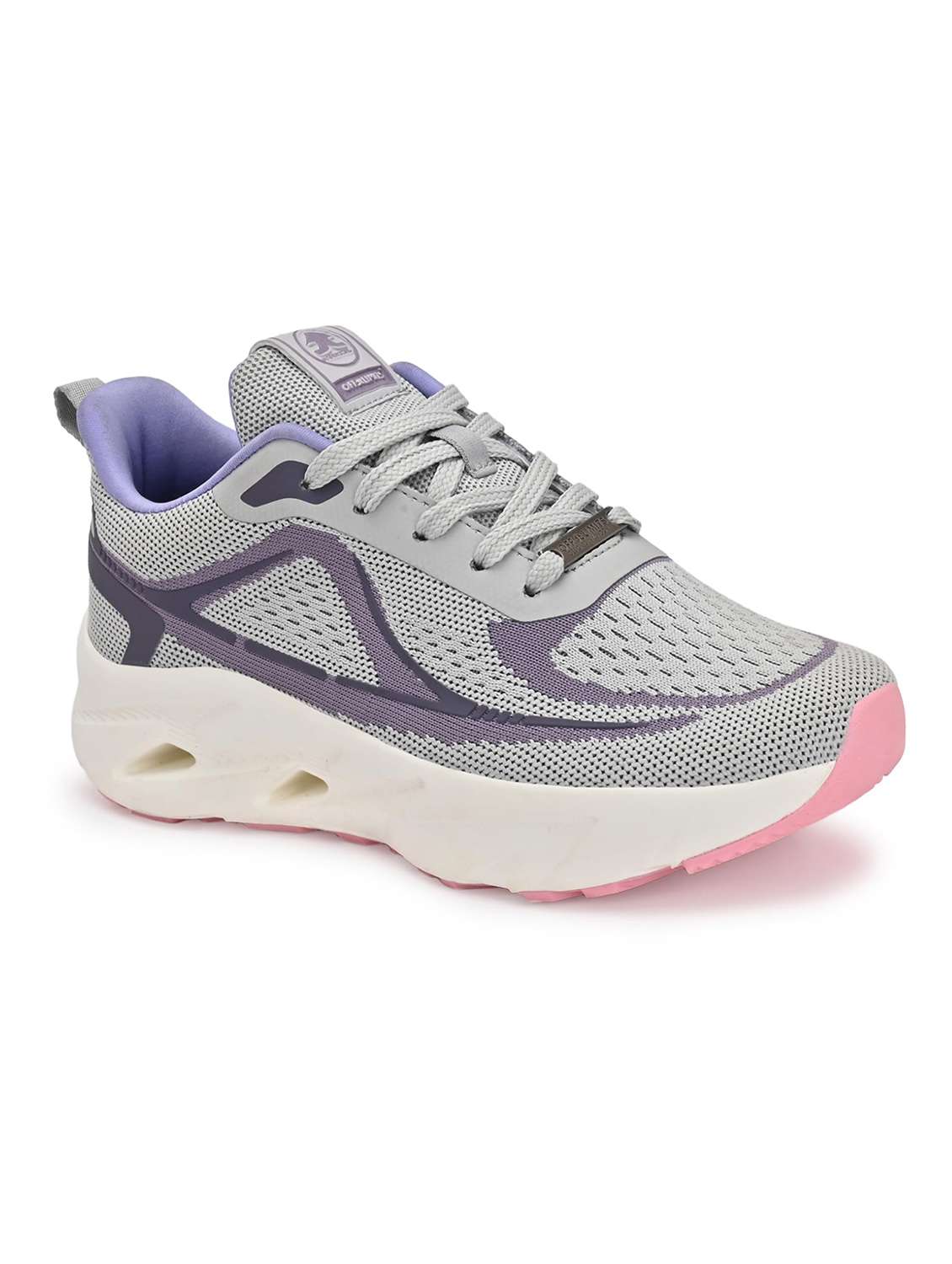 women textured lace up sports shoes - 22582189 -  Standard Image - 2