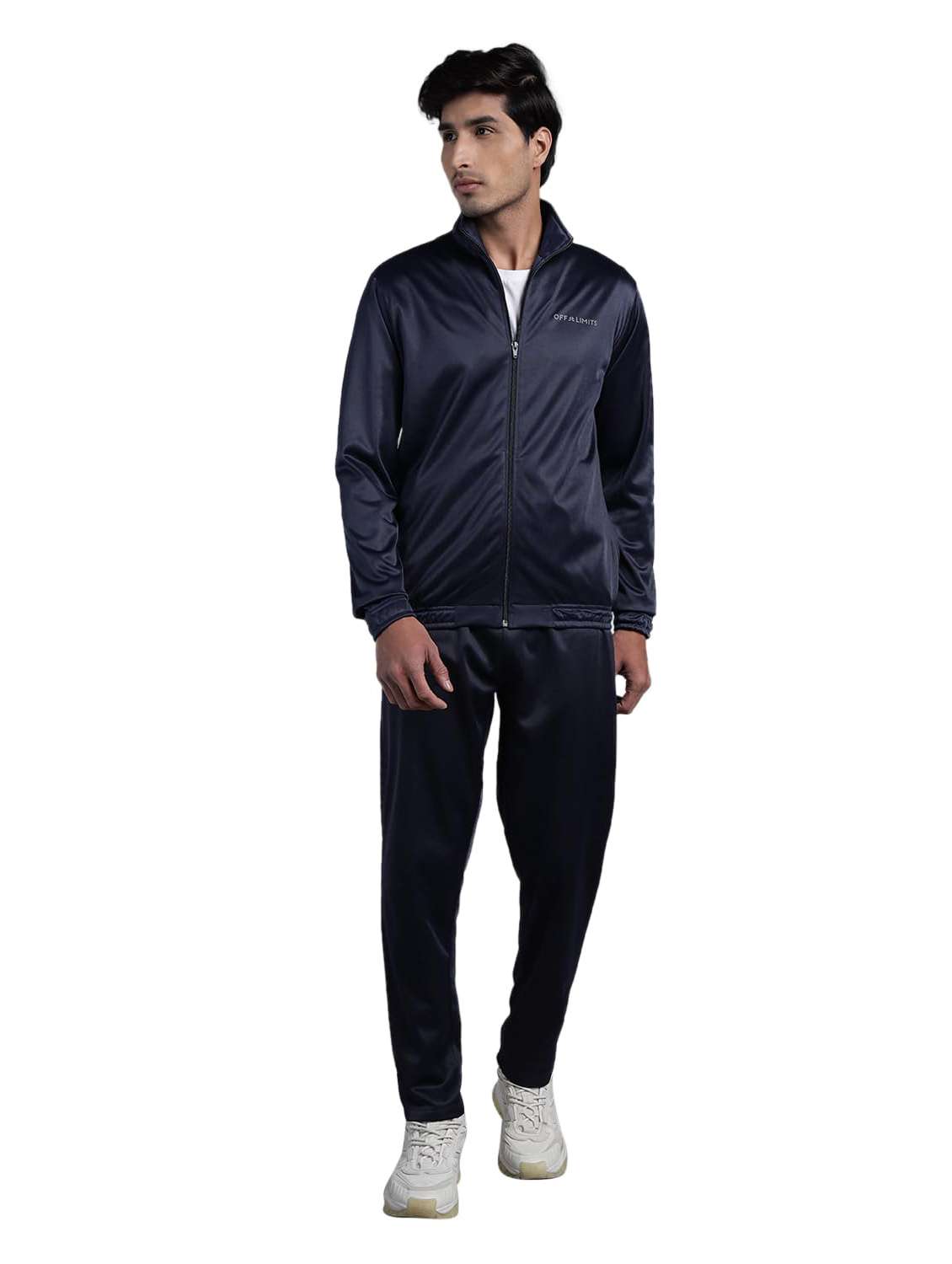men solid long sleeves track suit - 22582239 -  Standard Image - 2
