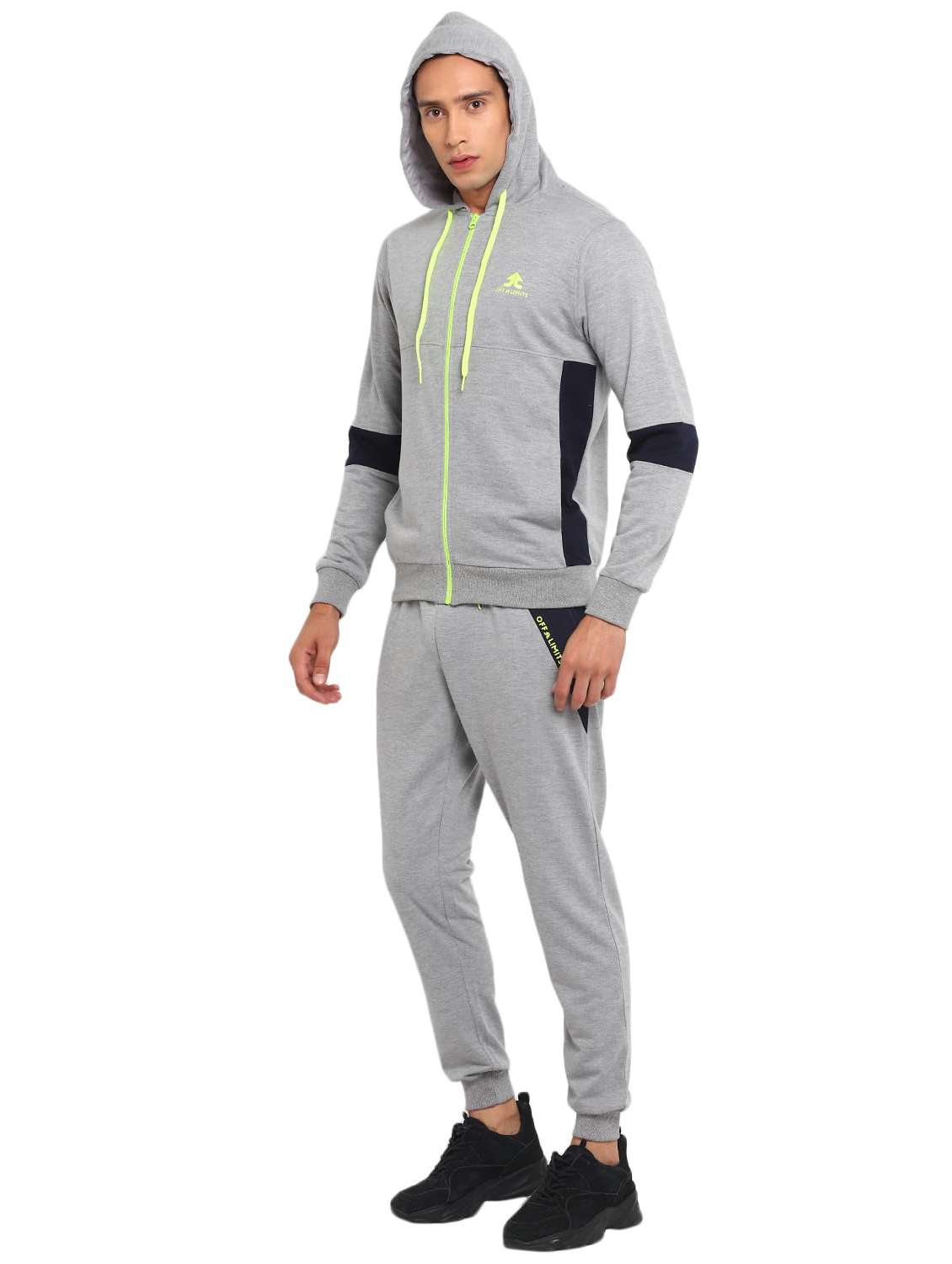men taped long sleeves track suit - 22582240 -  Standard Image - 2