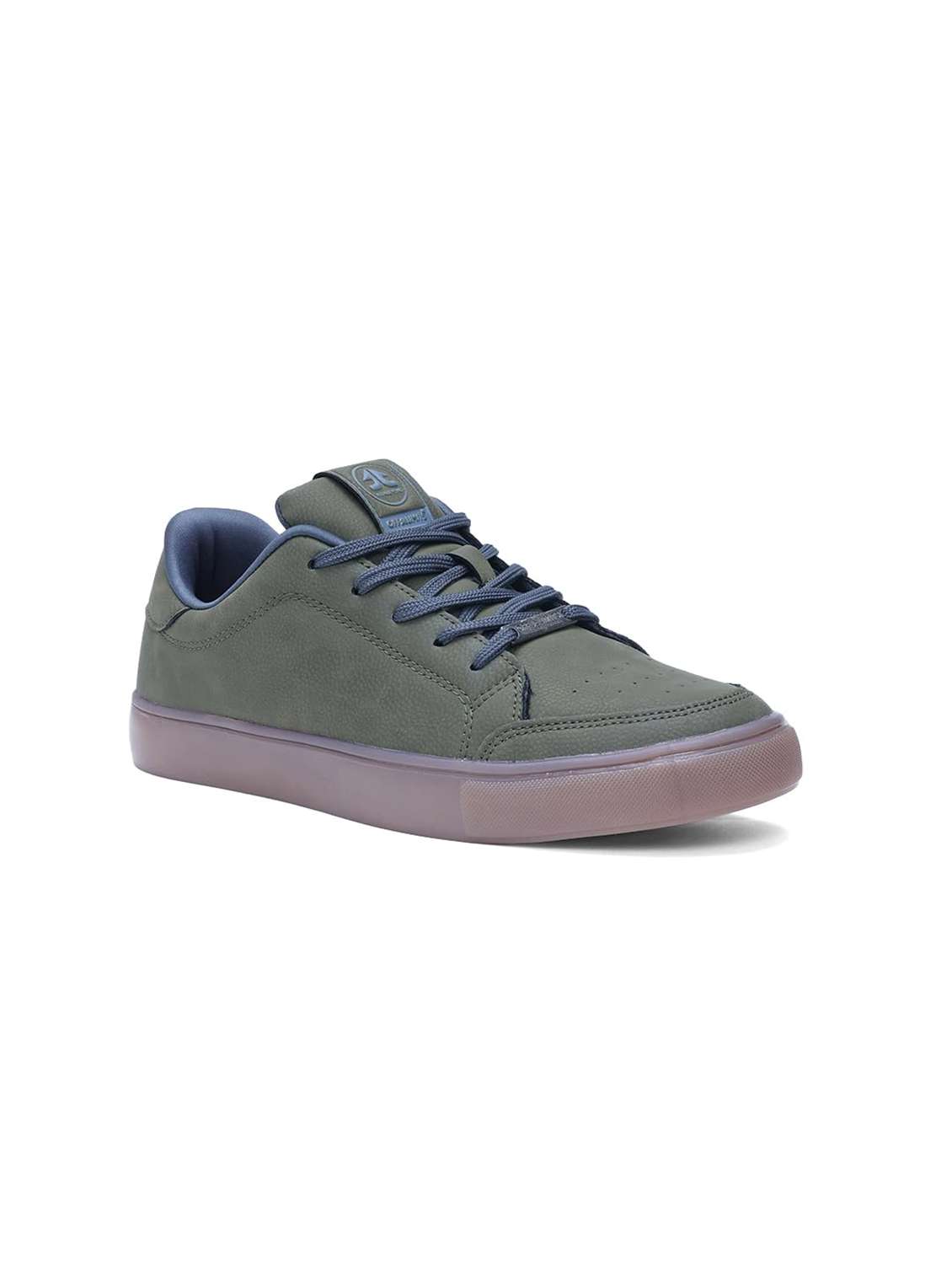 men solid lace up sneaker - 22582251 -  Standard Image - 2