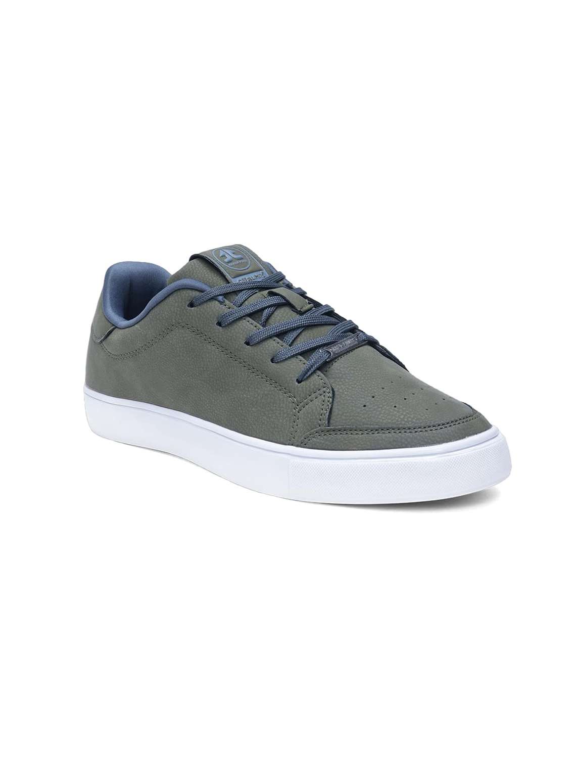 men solid lace up sneaker - 22582260 -  Standard Image - 2