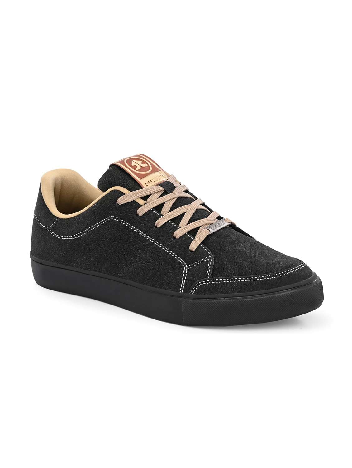 men solid lace up sneaker - 22582283 -  Standard Image - 2