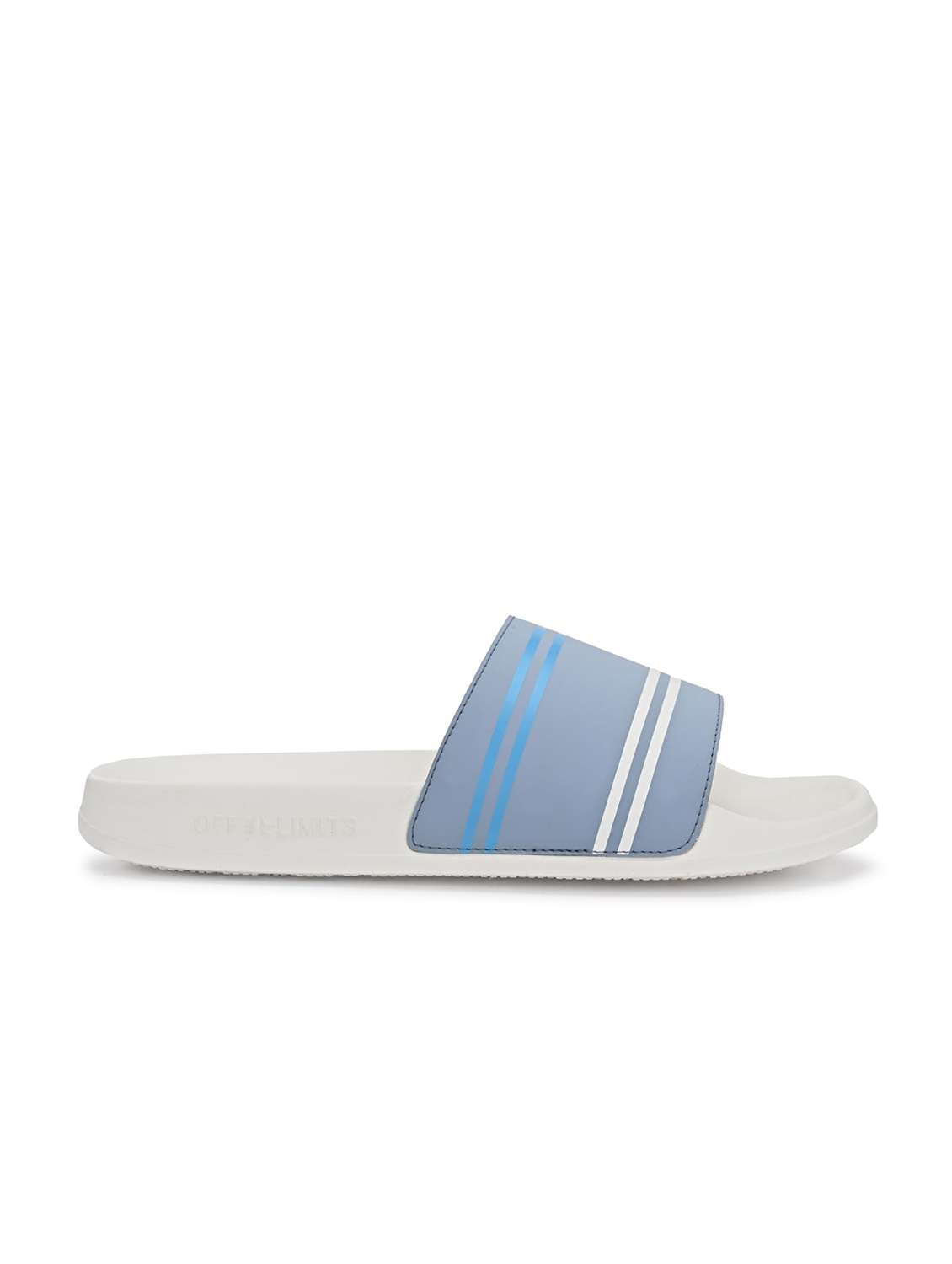 men striped slip on slider - 22582323 -  Standard Image - 2
