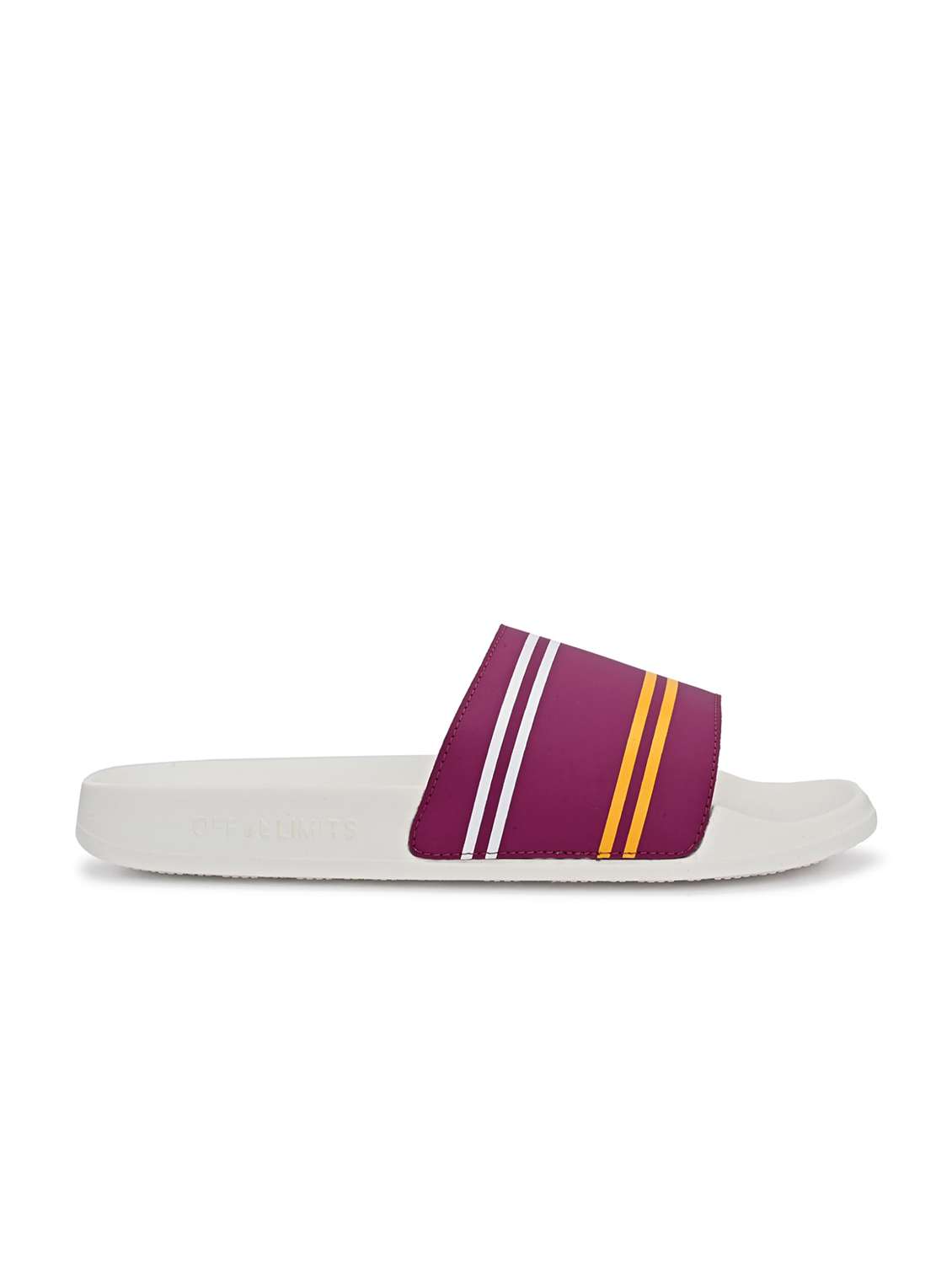 women striped slip on slider - 22582332 -  Standard Image - 2