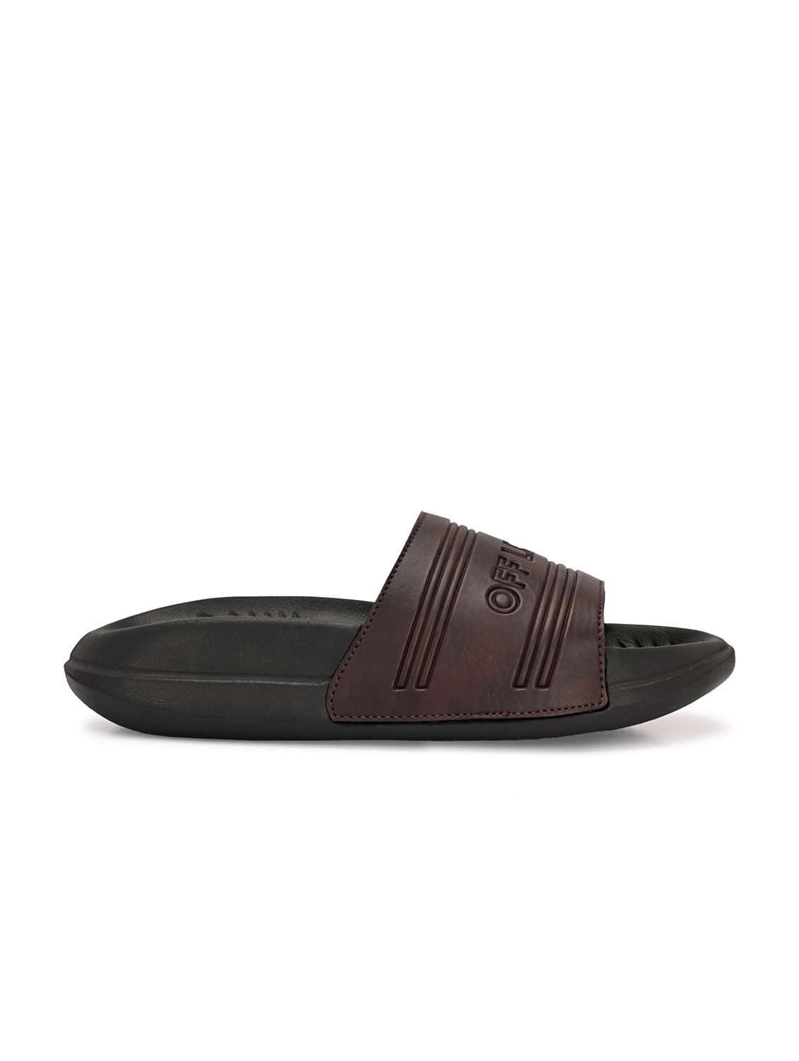 Men Textured Slip On Slider - 22582334 -  Standard Image - 2