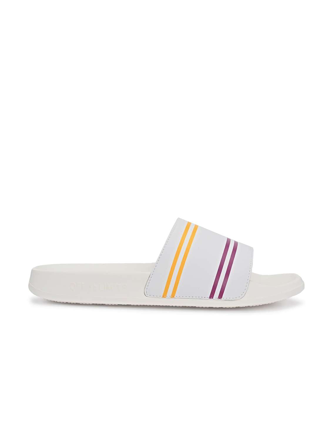 Men Striped Slip On Slider - 22582345 -  Standard Image - 2