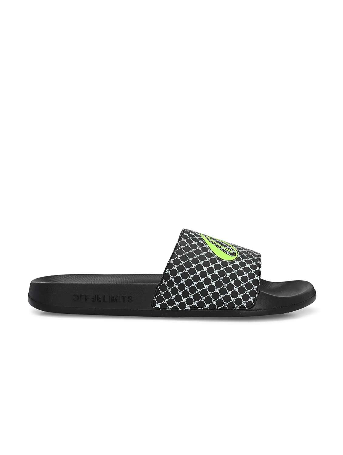 men printed slip on slider - 22582373 -  Standard Image - 2
