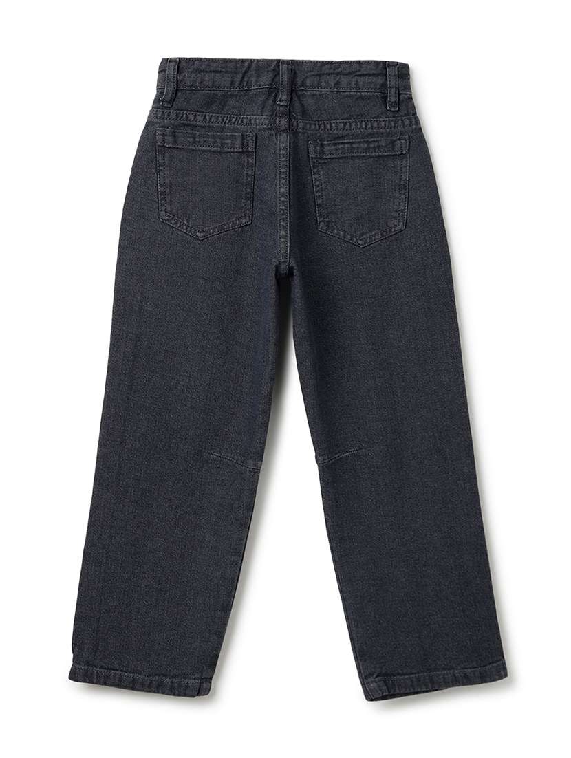 Boys Washed Mid Rise Relaxed Fit Jeans - 22582508 -  Standard Image - 2