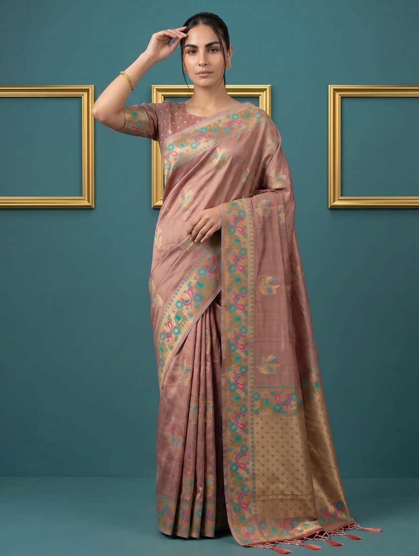 women self design banarasi saree with blouse - 22582786 -  Standard Image - 2