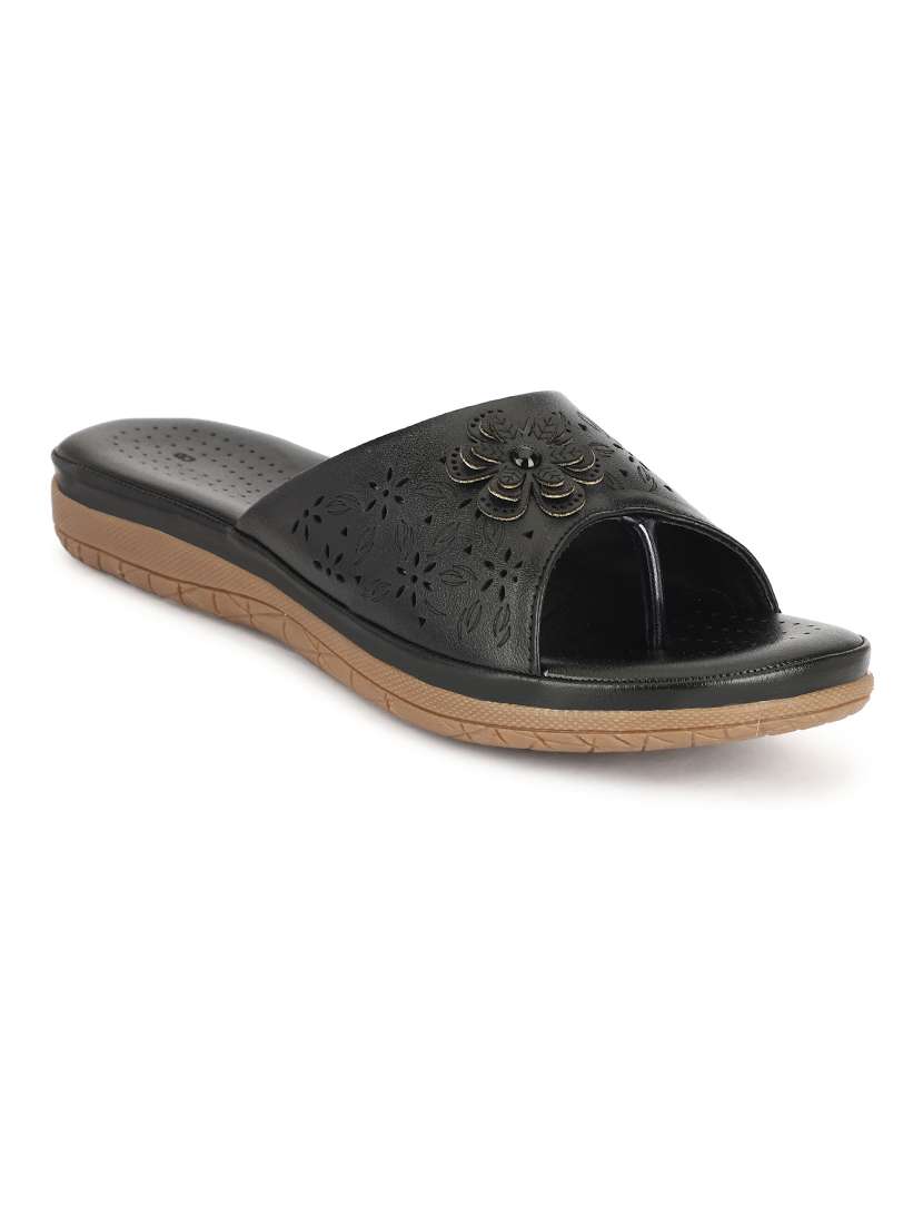 Women Textured Slip On Flats - 22582818 -  Standard Image - 2